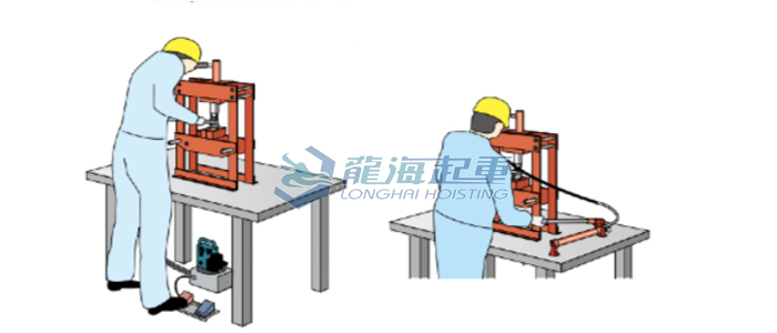 MASADA臺(tái)式矯正液壓機(jī)使用案例：